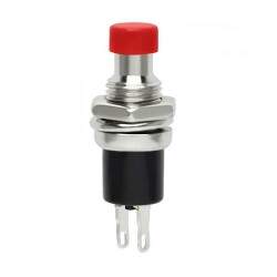 DS-110 7mm Push Button - Red 