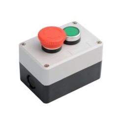 Emergency Stop and Green Push Button Box