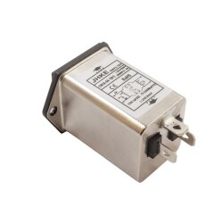 EMI Filter 6A Male Power Socket - With Fuse Holder - 2