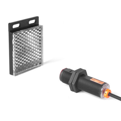 EN18P-D1S200NA 200cm NPN NO Reflector-Reflection Photoelectric Sensor - 2