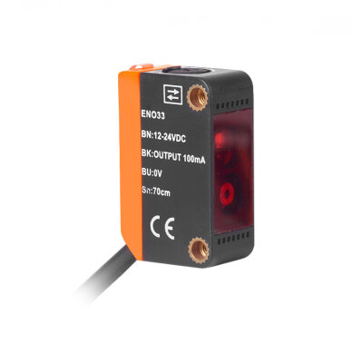 ENO33-D1T70PA 70cm PNP NO Diffuse Reflection Laser Sensor - 1