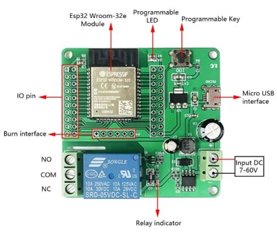 ESP32-WROOM-32E Relay Module - 3