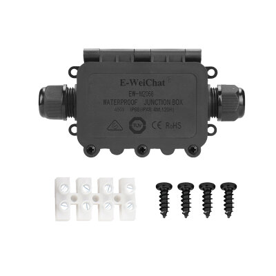 EW-M2068-2T 2-Way Waterproof Cable Junction Box - 1