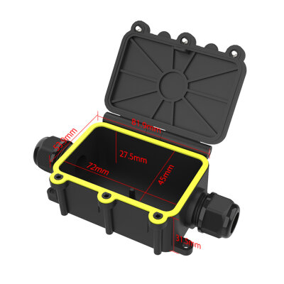 EW-M2068-2T 2-Way Waterproof Cable Junction Box - 3
