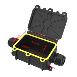 EW-M2068-3T 3-Way Waterproof Cable Junction Box - 3
