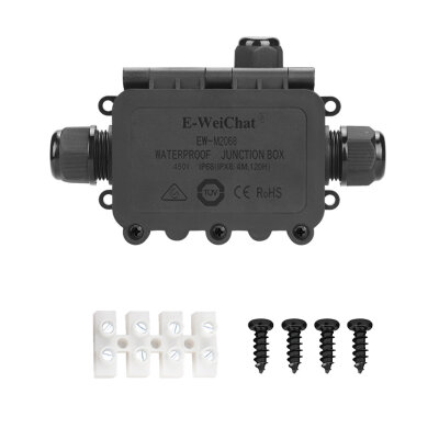EW-M2068-3T 3-Yollu Su Geçirmez Kablo Bağlantı Kutusu - 1