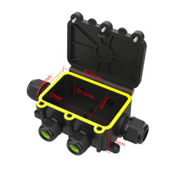EW-M2068-4TA 4-Way Waterproof Cable Junction Box - 3