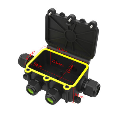 EW-M2068-4TA 4-Way Waterproof Cable Junction Box - 3
