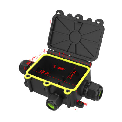 EW-M2068-4TB 4-Way Waterproof Cable Junction Box - 4