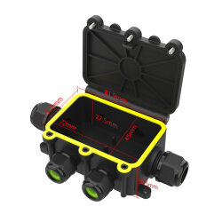 EW-M2068-5T 5-Way Waterproof Cable Junction Box - 4
