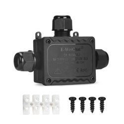 EW-M2068L-3T 3-Way Waterproof Cable Junction Box