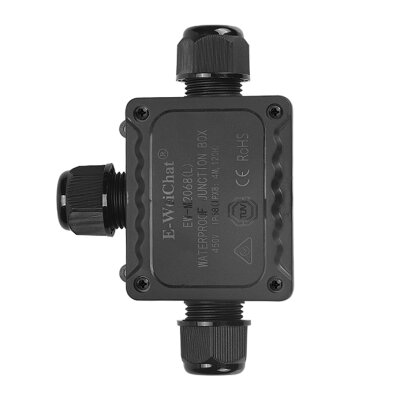 EW-M2068L-3T 3-Way Waterproof Cable Junction Box - 2