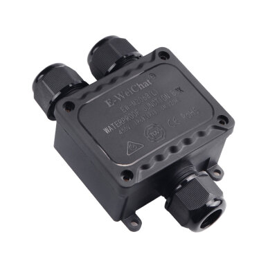 EW-M2068L-3Y 3-Way Waterproof Cable Junction Box - 2