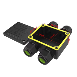 EW-M2068L-4H 4-Way Waterproof Cable Junction Box - 3