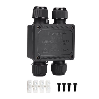 EW-M2068L-4H 4-Yollu Su Geçirmez Kablo Bağlantı Kutusu - 1