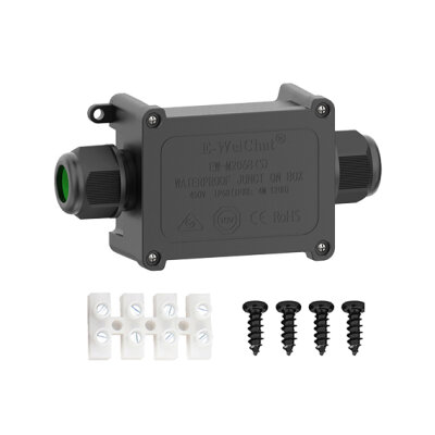 EW-M2068S-2T 2-Way Waterproof Cable Junction Box - 1