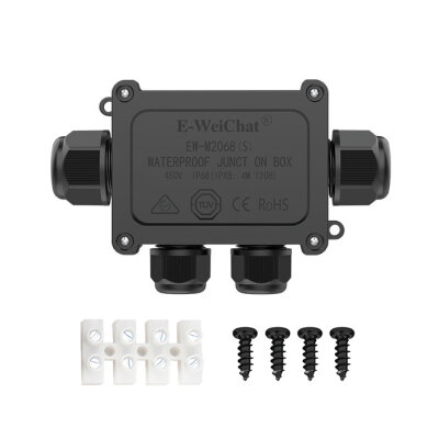 EW-M2068S-4TA 4-Way Waterproof Cable Junction Box - 1