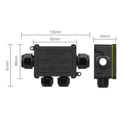 EW-M2068S-4TA 4-Way Waterproof Cable Junction Box - 3