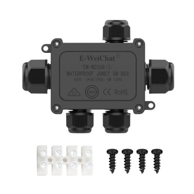 EW-M2068S-5T 5-Way Waterproof Cable Junction Box - 1