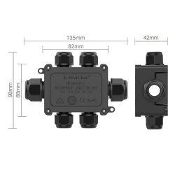 EW-M2068S-6T 6-Way Waterproof Cable Junction Box - 3