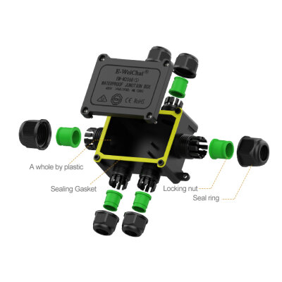 EW-M2068S-6T 6-Way Waterproof Cable Junction Box - 4