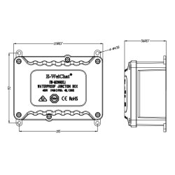 EW-M2068XL Waterproof Cable Junction Box - 3