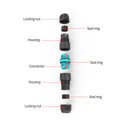 EW-P20-3P 3-Pin Waterproof Connector - 3