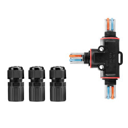 EW-P20T-2P T-Tip 2-Pin Su Geçirmez Konnektör