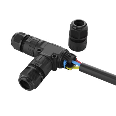 EW-P20T-3P T-Type 3-Pin Waterproof Connector - 3