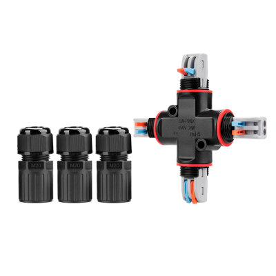 EW-P20X-2P X-Type 2-Pin Waterproof Connector - 1