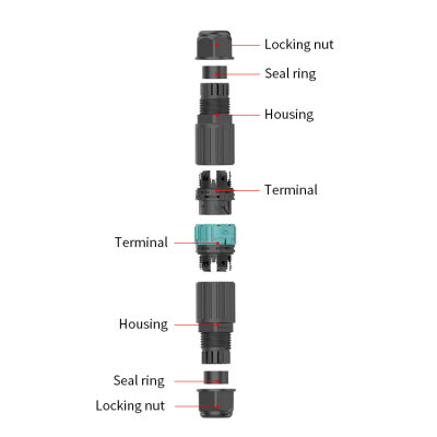 EW-P25-5P 5-Pin Waterproof Connector - 3