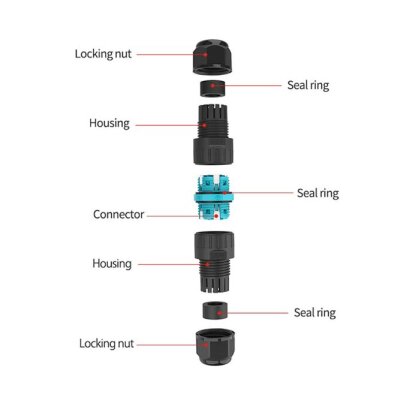 EW-P25-5P 5-Pin Waterproof Connector - 3