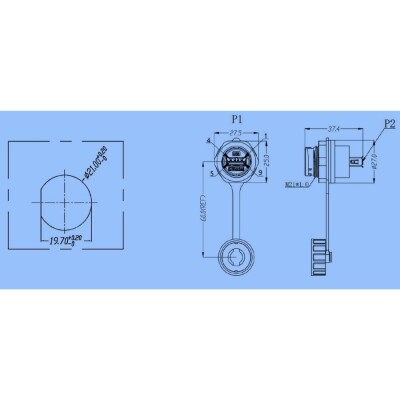 EW-USB3.0 Waterproof USB Connector - Female - 3