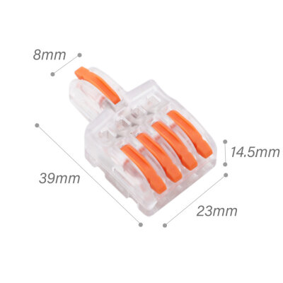 F14 1-Input 4-Output Cable Connector Terminal - 3