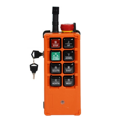 F21-E1B-JTX+ AC/DC 24V-440V Industrial Crane Wireless Remote Control Set + Emergency Stop + Safety Lock - 2