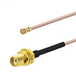Female SMA - IPEX 1 RG-178 Converter Cable - 12cm