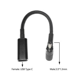 Female Type C to Male 3.5x1.35mm Jack Converter Cable Type-C to 35135 