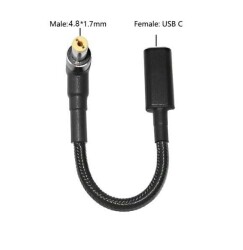 Female Type C to Male 4.8x1.7mm Jack Converter Cable Type-C to 4817