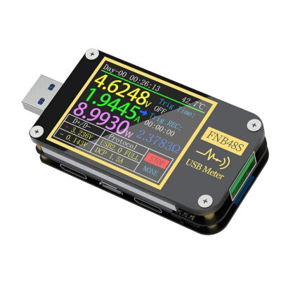 FNB48S Bluetooth USB Tester - Voltage and Current Meter - 1