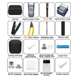 G710A 16 Pieces Fiber Optic Tools Kit - 2