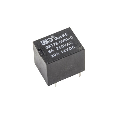 GKT78-DV6V-C 6V 20A Relay 5-Pin - 1