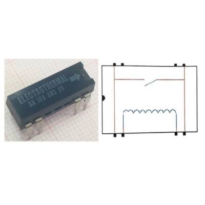 GR108 HW2 5V Reed Röle Tek Kontak N/O 5VDC 0.5A - 2