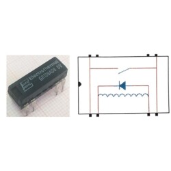 GR108AD6 5V Reed Relay Single Contact N/O 5VDC 0.5A - 2