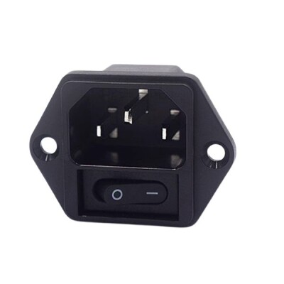 HD-901 Erkek Power Soketi T85 On-Off Anahtarlı - 1
