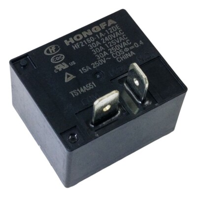 HF2160-1A-12DE 12V 30A Air Conditioning Relay 4-Pin - 1