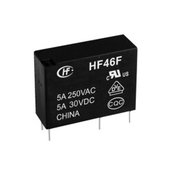 HF46F-12-HS1 12V 5A SPST-NO Combi Relay 