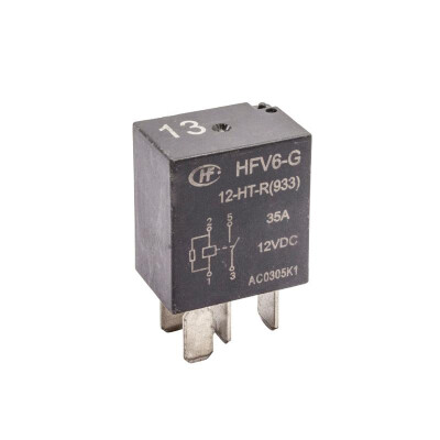 HFV6-G/12-HT-R 12V 35A Otomotiv Rölesi 4-Pin - 1