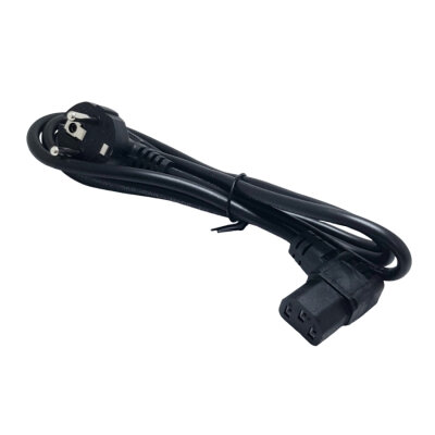 High Quality Power Cable 90 Degrees 1.7 Meters - 3-Way Computer Power Cable - 2