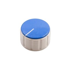 HT3000 37mm Top Clamp Potentiometer Knob White-Blue