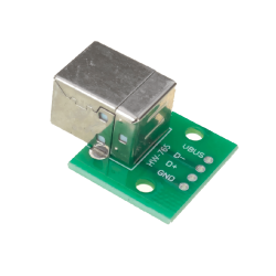 HW-765 USB-B Female Socket to DIP Converter - USB B Breakout Module - 3